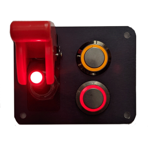 Winch Control Panel with lighted switch & lighted buttons